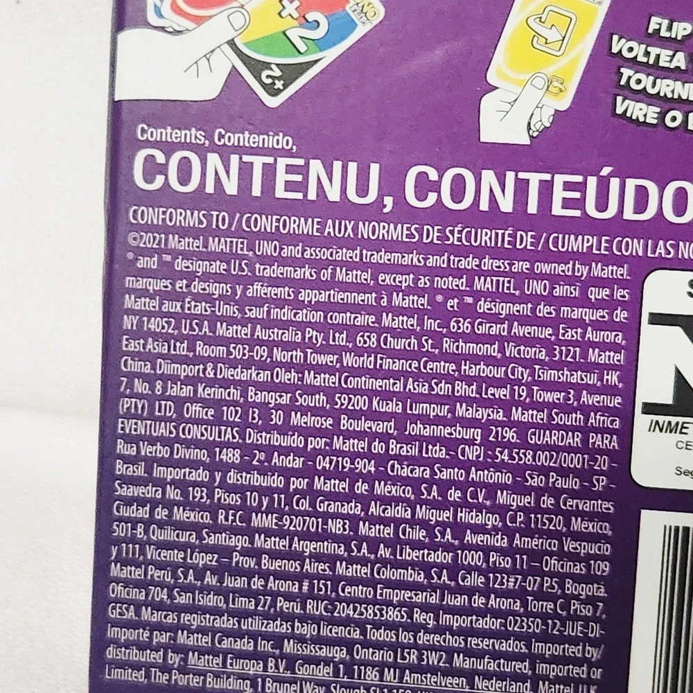 Mattel UNO Flip Double Sided Card Game for 2-10 Players Ages 7Y+ open box - Picture 6 of 10